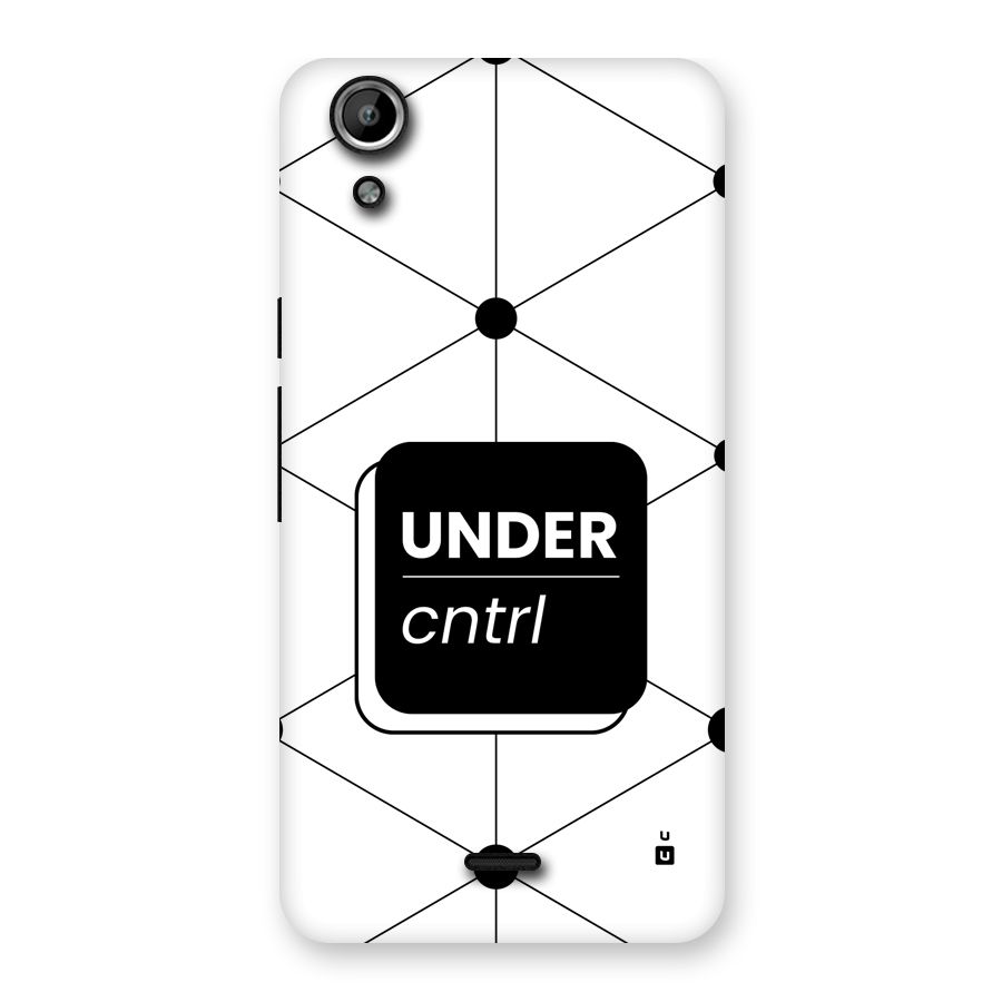 Under Control Back Case for Canvas Selfie Lens Q345