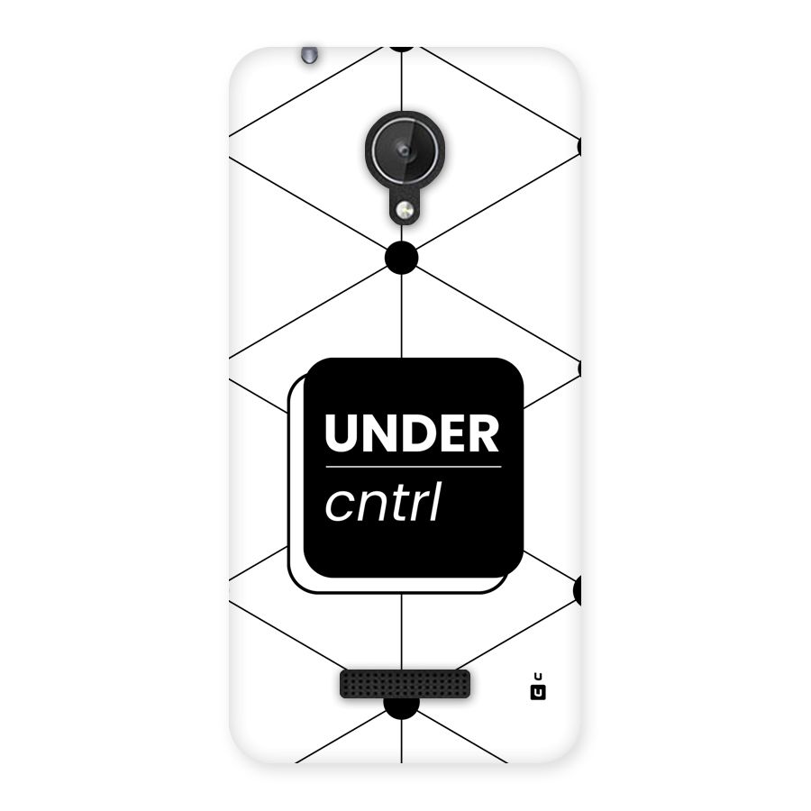 Under Control Back Case for Canvas Spark Q380