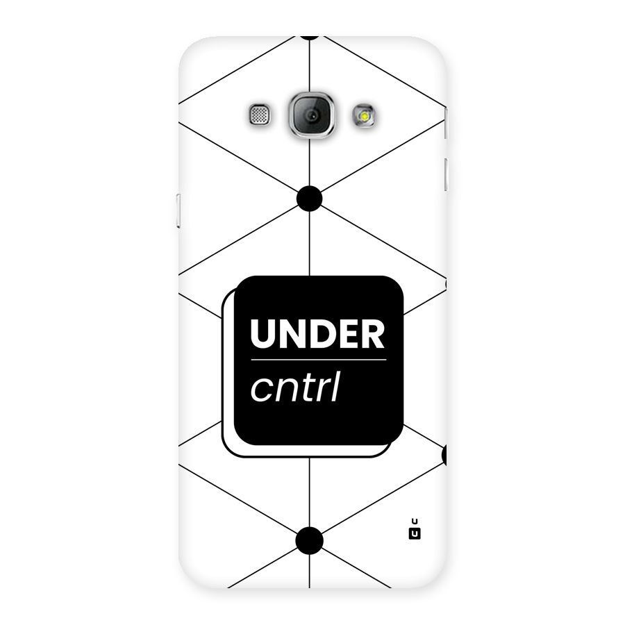 Under Control Back Case for Galaxy A8