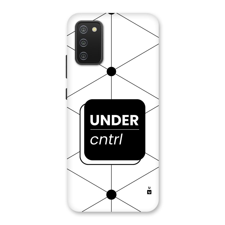 Under Control Back Case for Galaxy M02s