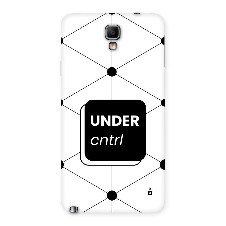 Under Control Back Case for Galaxy Note 3 Neo