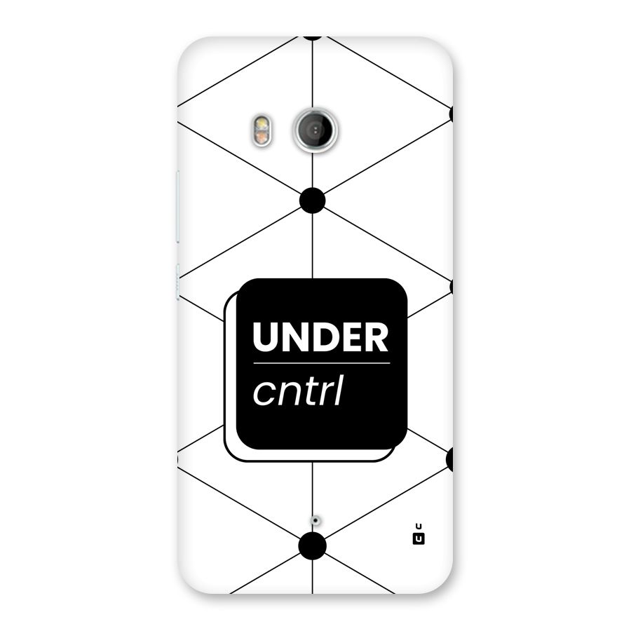 Under Control Back Case for HTC U11
