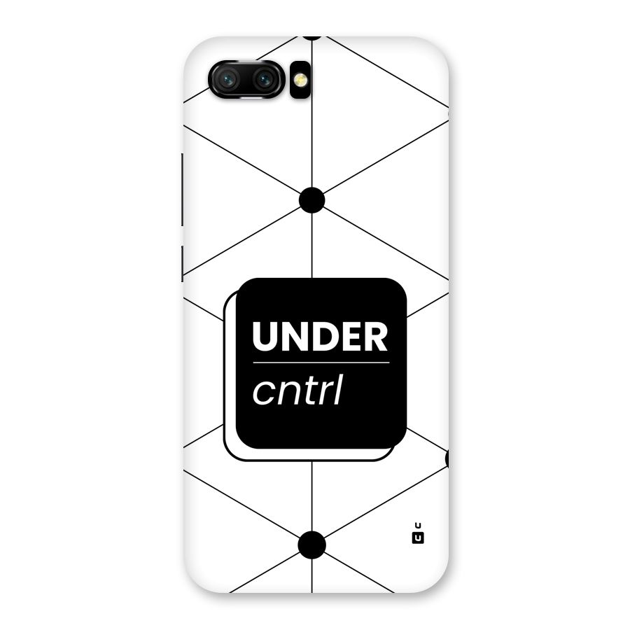 Under Control Back Case for Honor 10