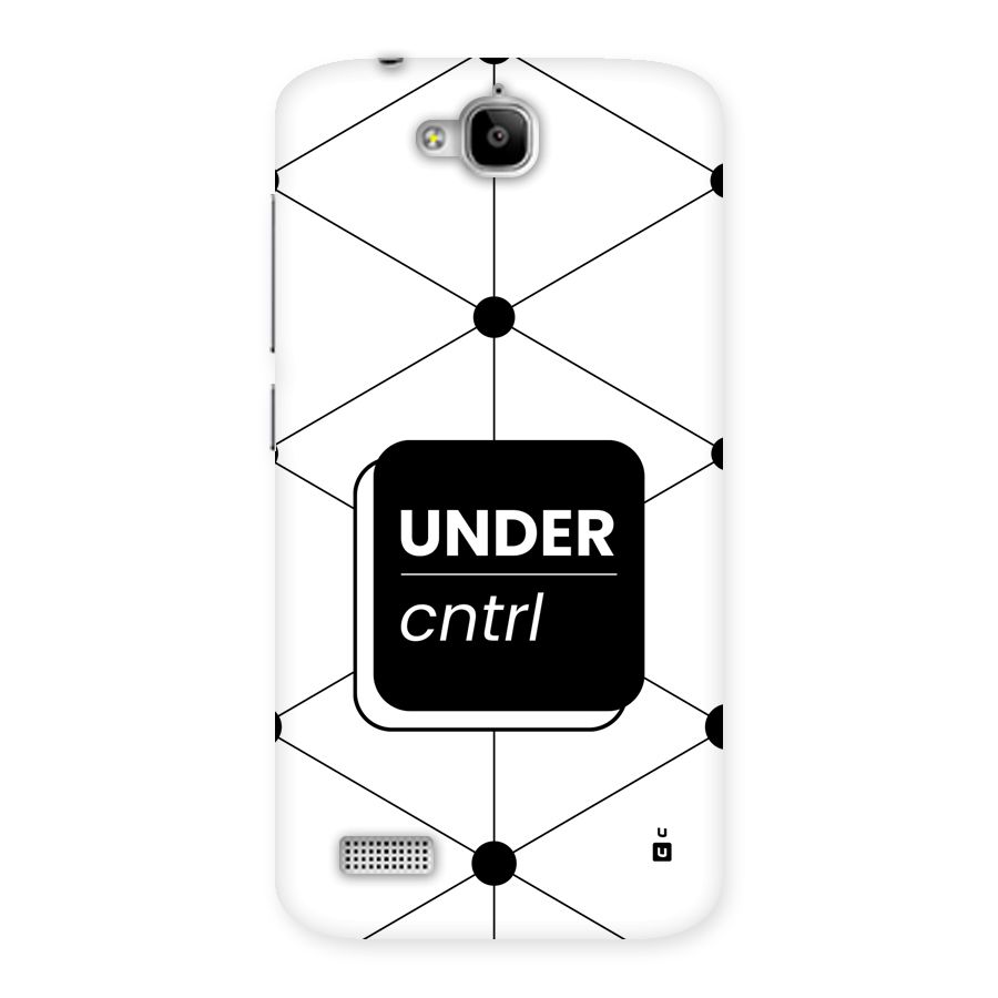 Under Control Back Case for Honor Holly