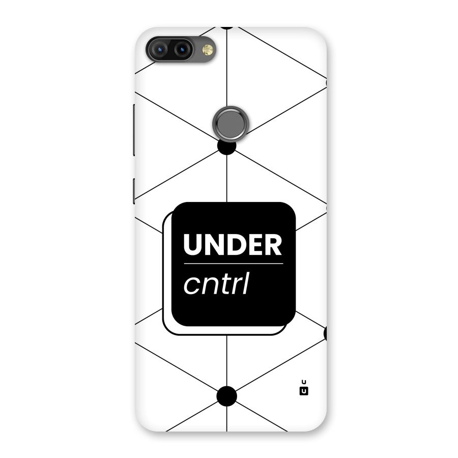 Under Control Back Case for Infinix Hot 6 Pro
