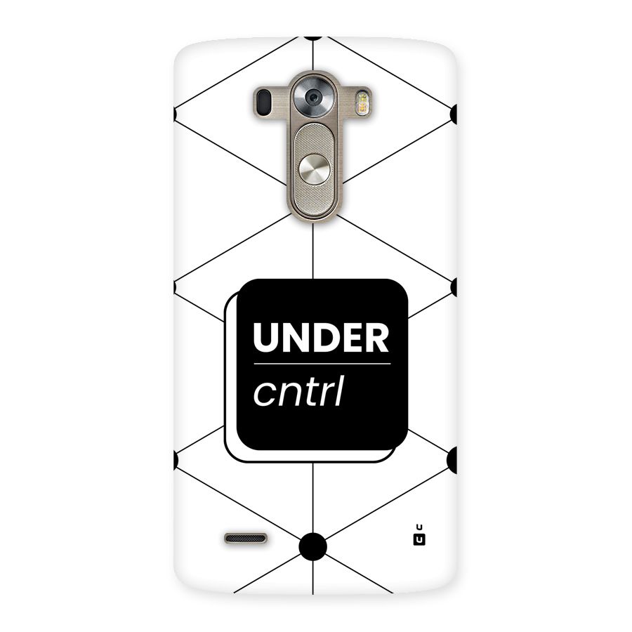Under Control Back Case for LG G3