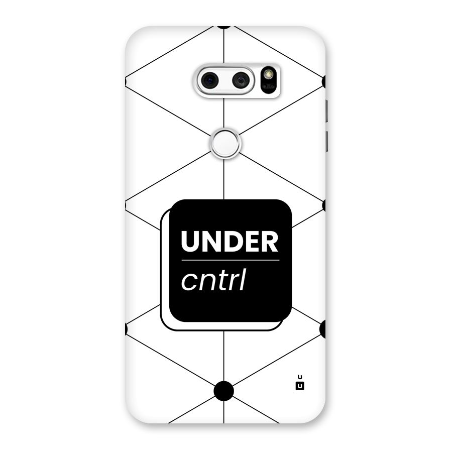 Under Control Back Case for LG V30