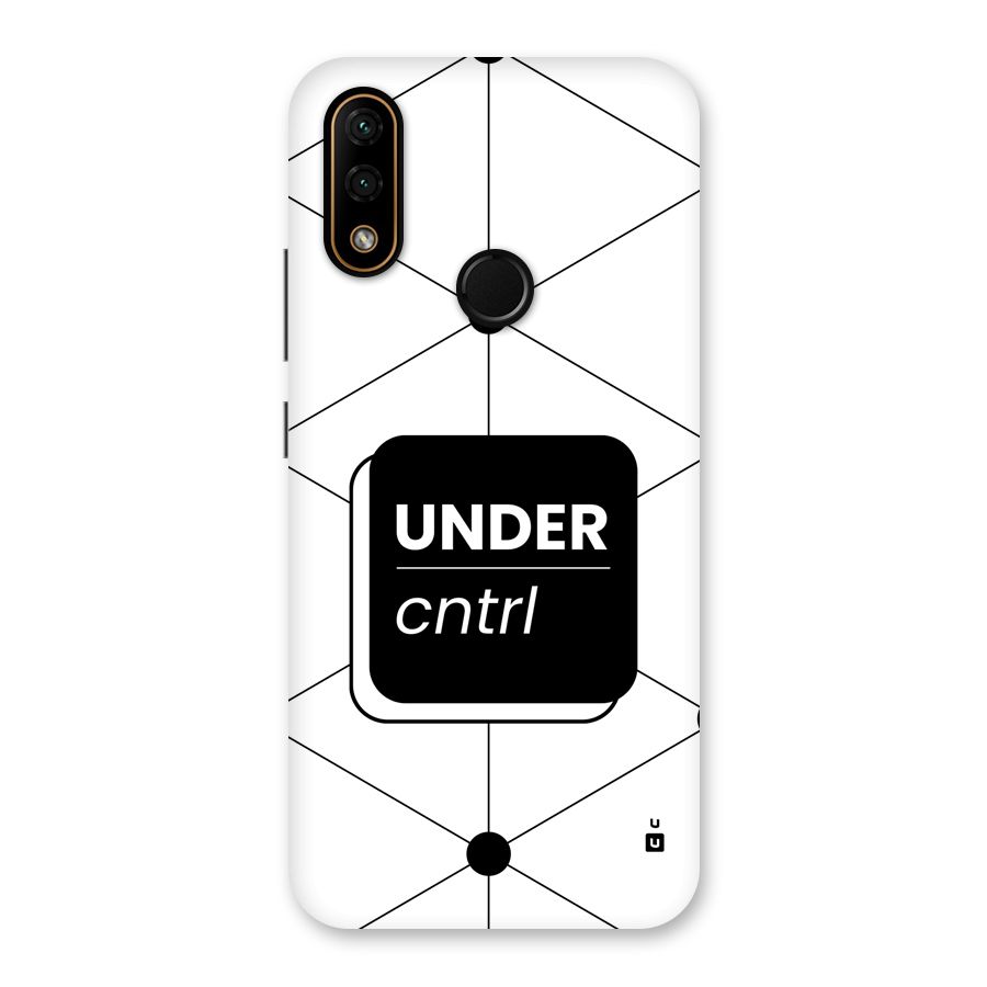 Under Control Back Case for Lenovo A6 Note