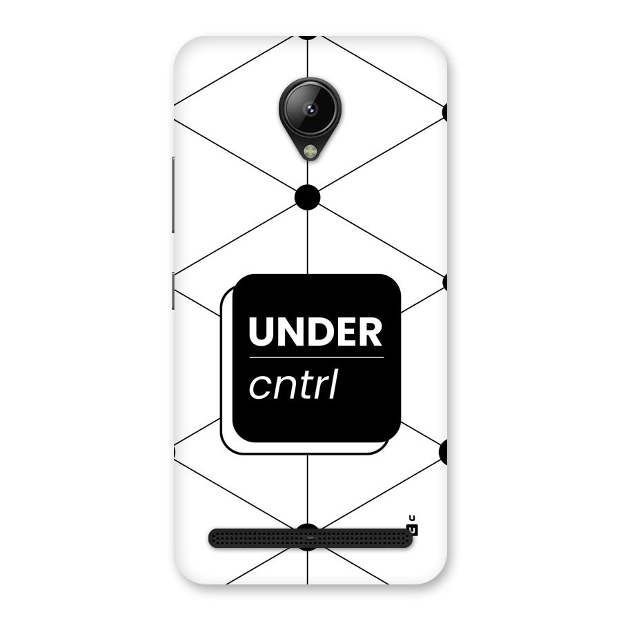 Under Control Back Case for Lenovo C2