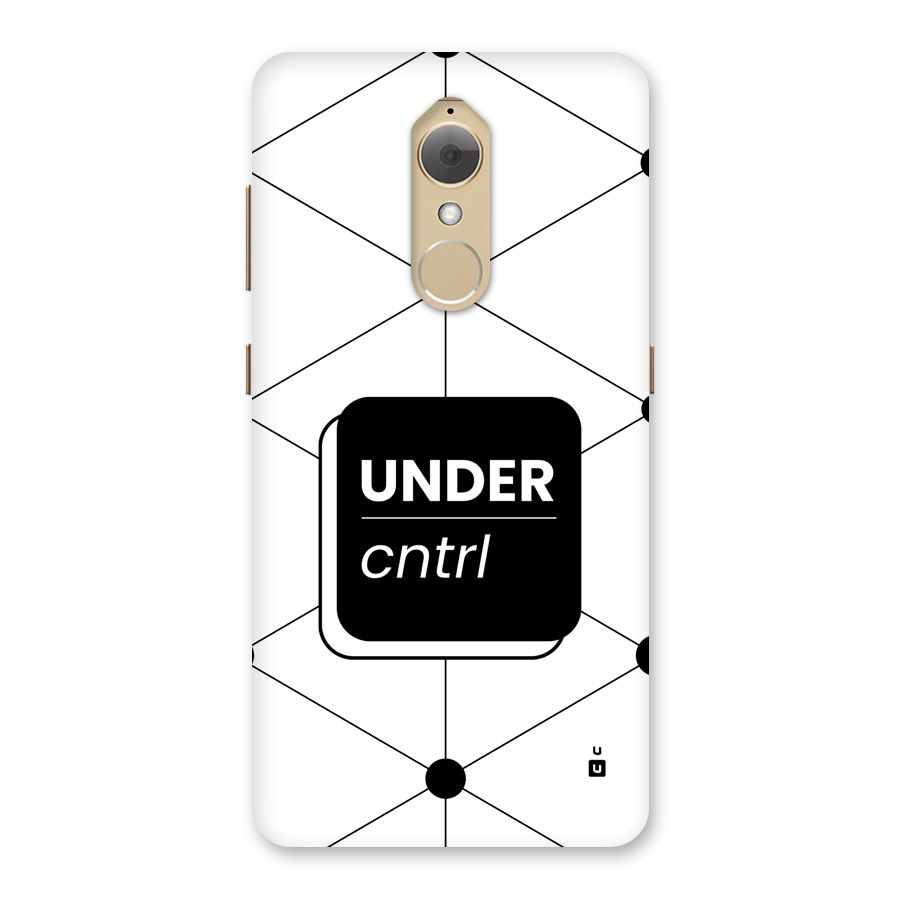 Under Control Back Case for Lenovo K8