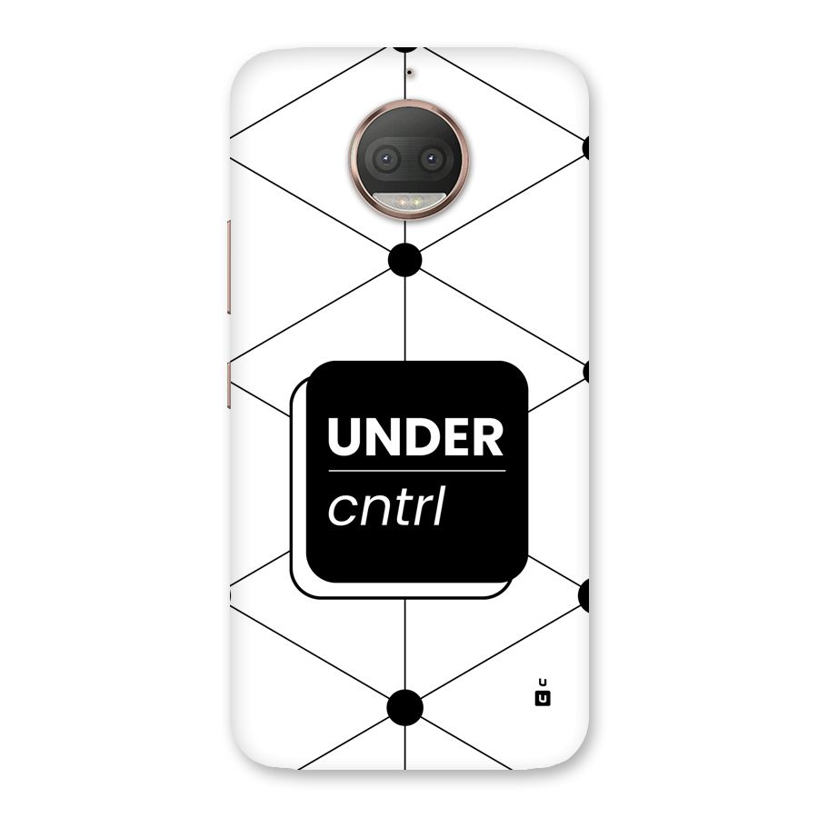 Under Control Back Case for Moto G5s Plus