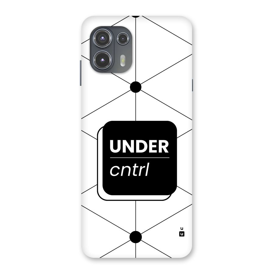 Under Control Back Case for Motorola Edge 20 Fusion