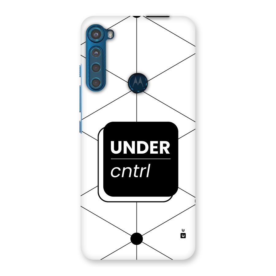 Under Control Back Case for Motorola One Fusion Plus