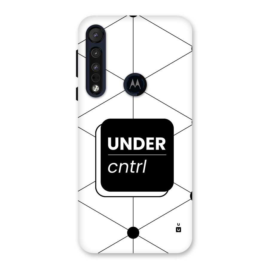 Under Control Back Case for Motorola One Macro