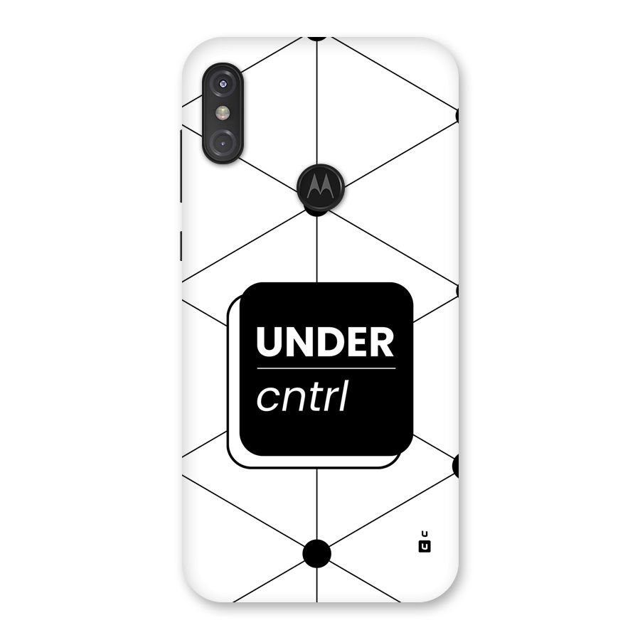 Under Control Back Case for Motorola One Power