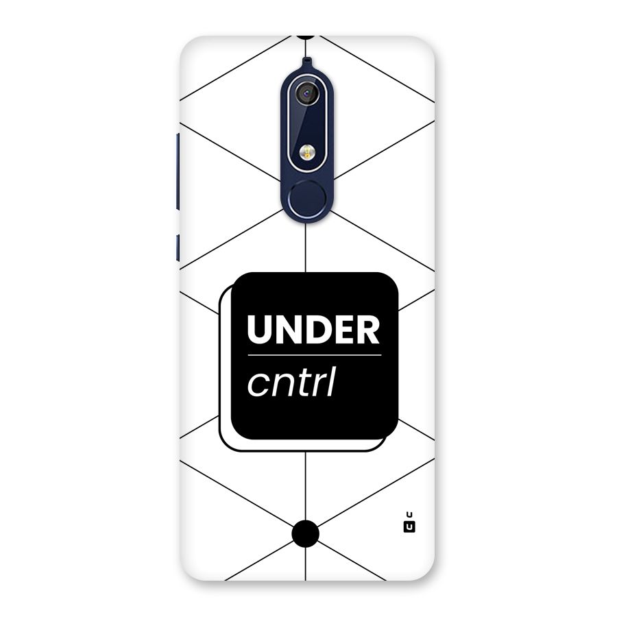 Under Control Back Case for Nokia 5.1