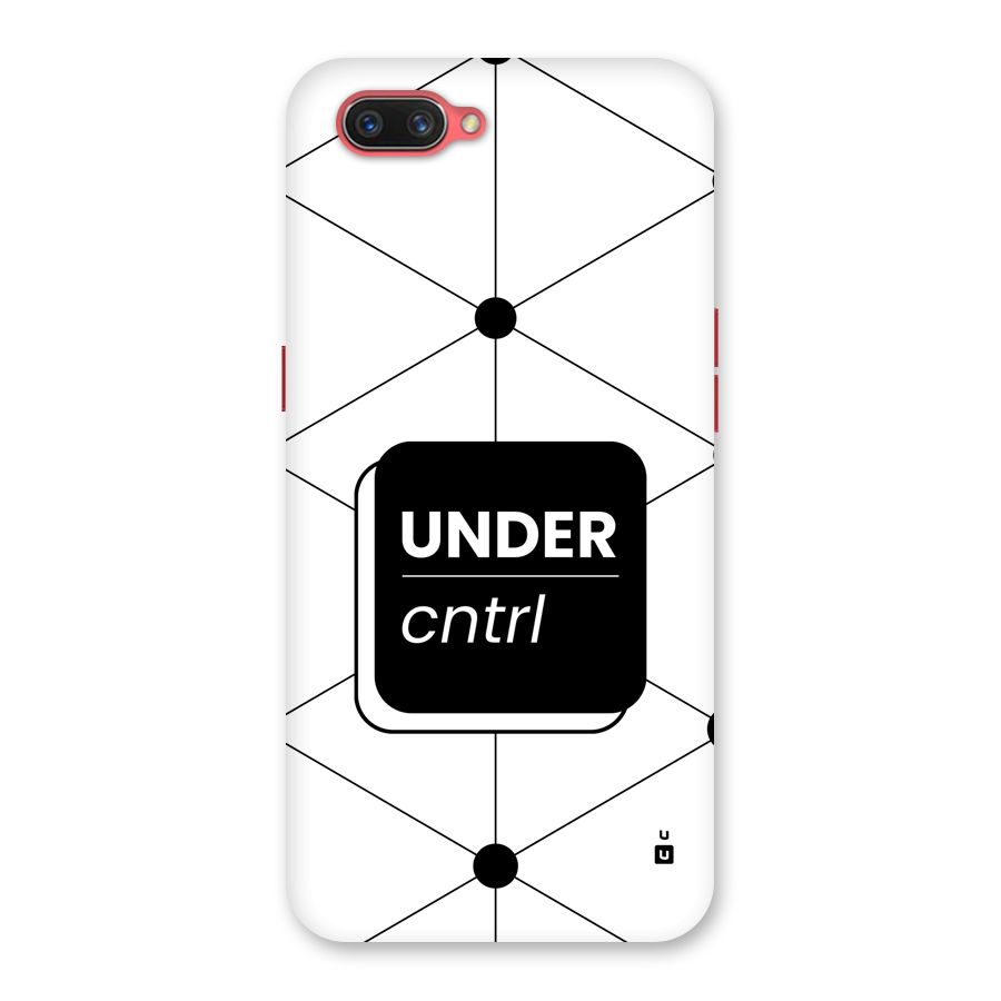 Under Control Back Case for Oppo A3s