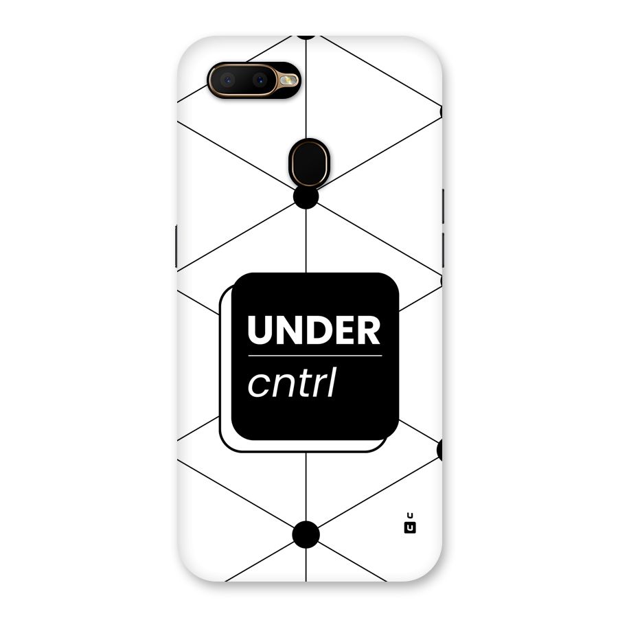 Under Control Back Case for Oppo A5s