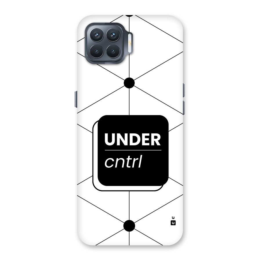 Under Control Back Case for Oppo F17 Pro