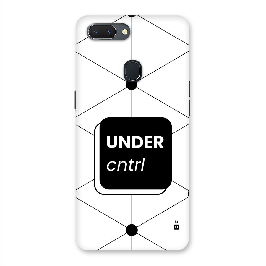 Under Control Back Case for Realme 2