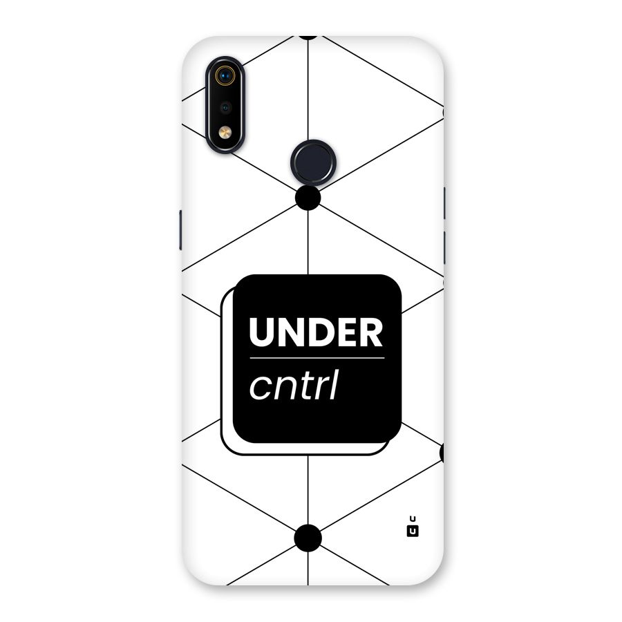 Under Control Back Case for Realme 3i