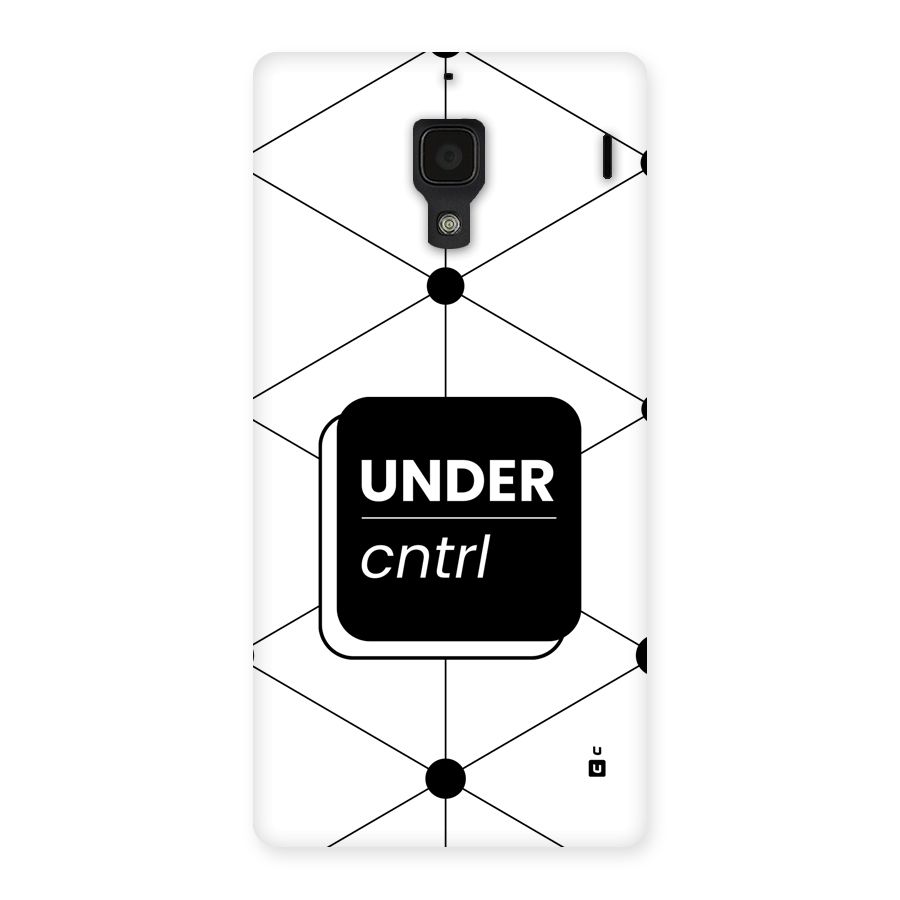 Under Control Back Case for Redmi 1s