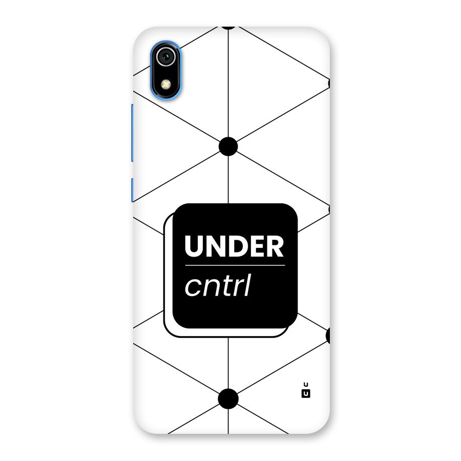 Under Control Back Case for Redmi 7A