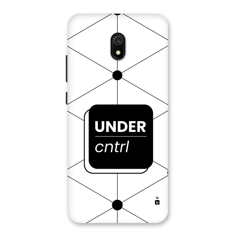 Under Control Back Case for Redmi 8A