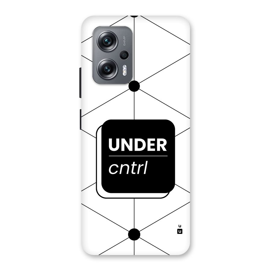Under Control Back Case for Redmi K50i