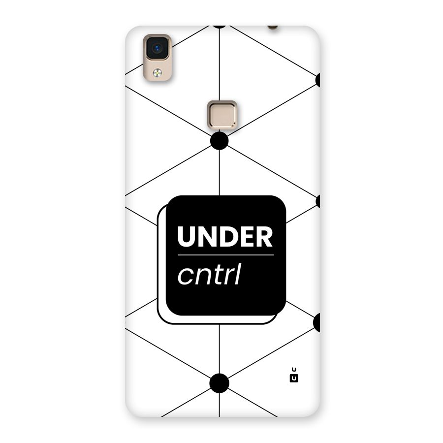 Under Control Back Case for V3 Max