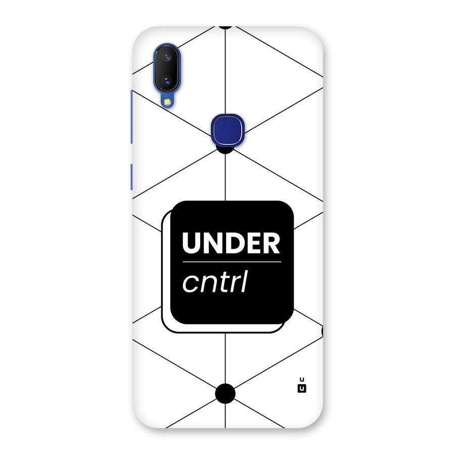 Under Control Back Case for Vivo V11