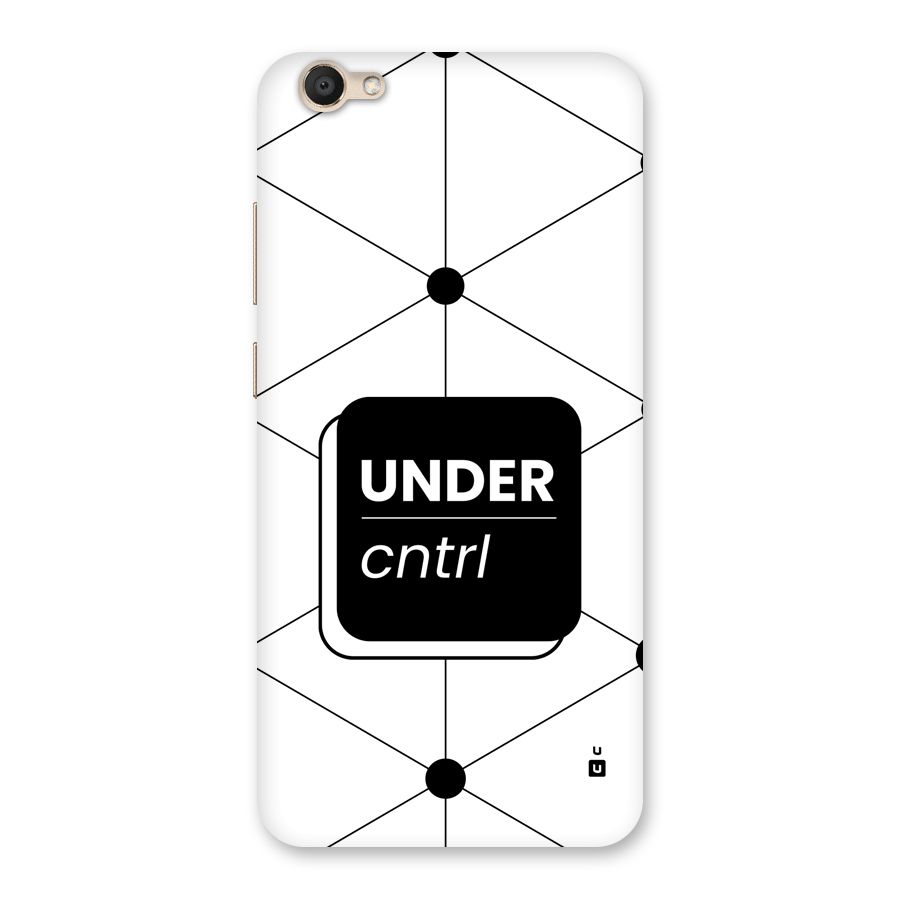Under Control Back Case for Vivo V5