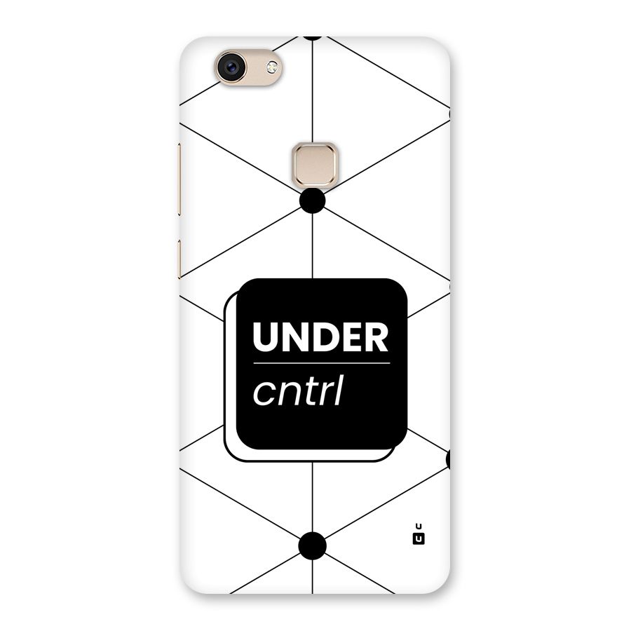 Under Control Back Case for Vivo V7