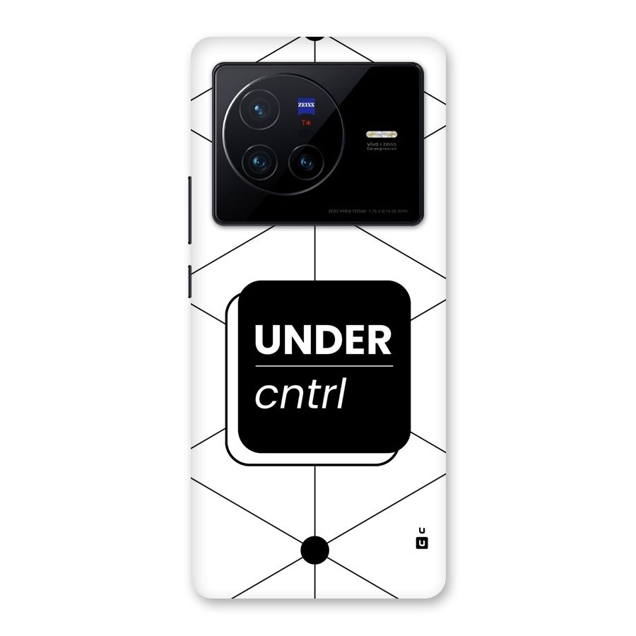 Under Control Back Case for Vivo X80
