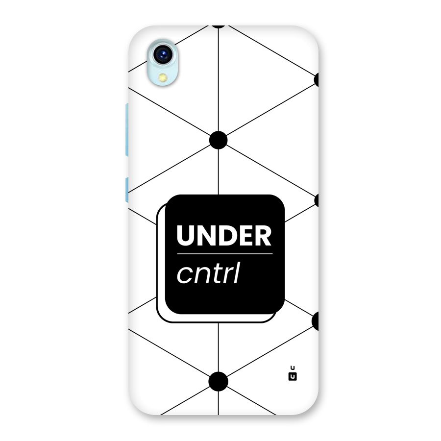 Under Control Back Case for Vivo Y1s