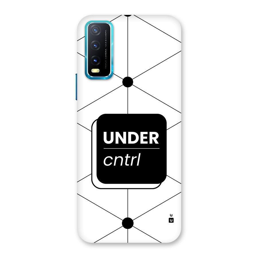 Under Control Back Case for Vivo Y20