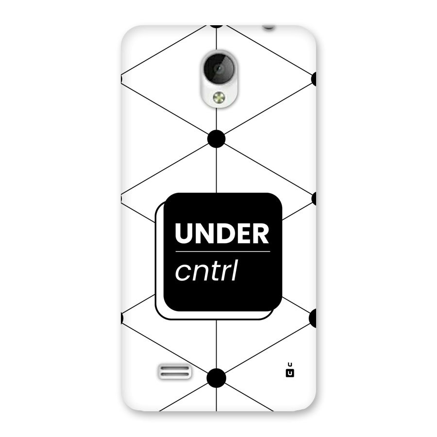 Under Control Back Case for Vivo Y21