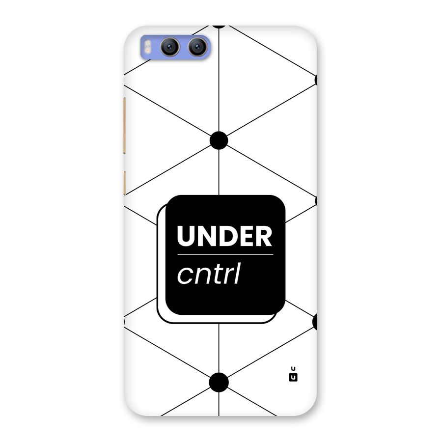 Under Control Back Case for Xiaomi Mi 6
