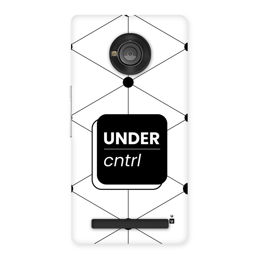 Under Control Back Case for Yunique