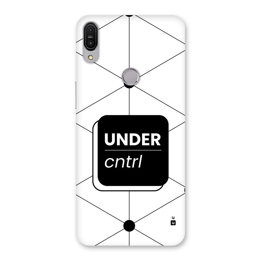 Under Control Back Case for Zenfone Max Pro M1