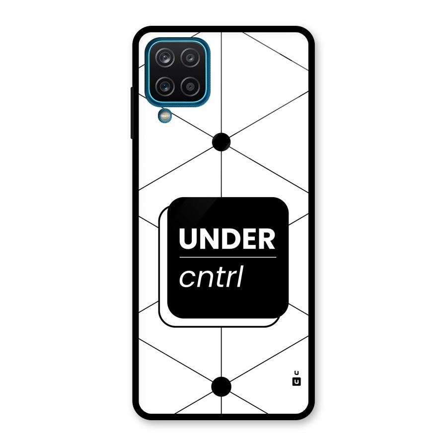 Under Control Glass Back Case for Galaxy A12