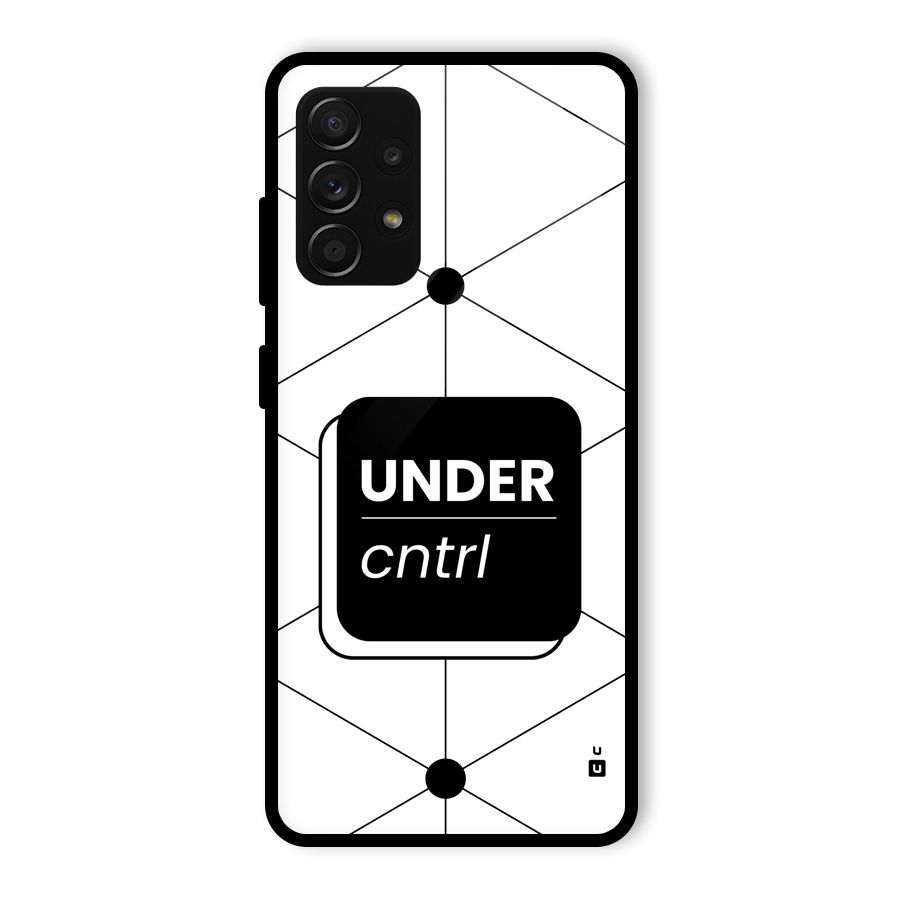 Under Control Glass Back Case for Galaxy A53 5G