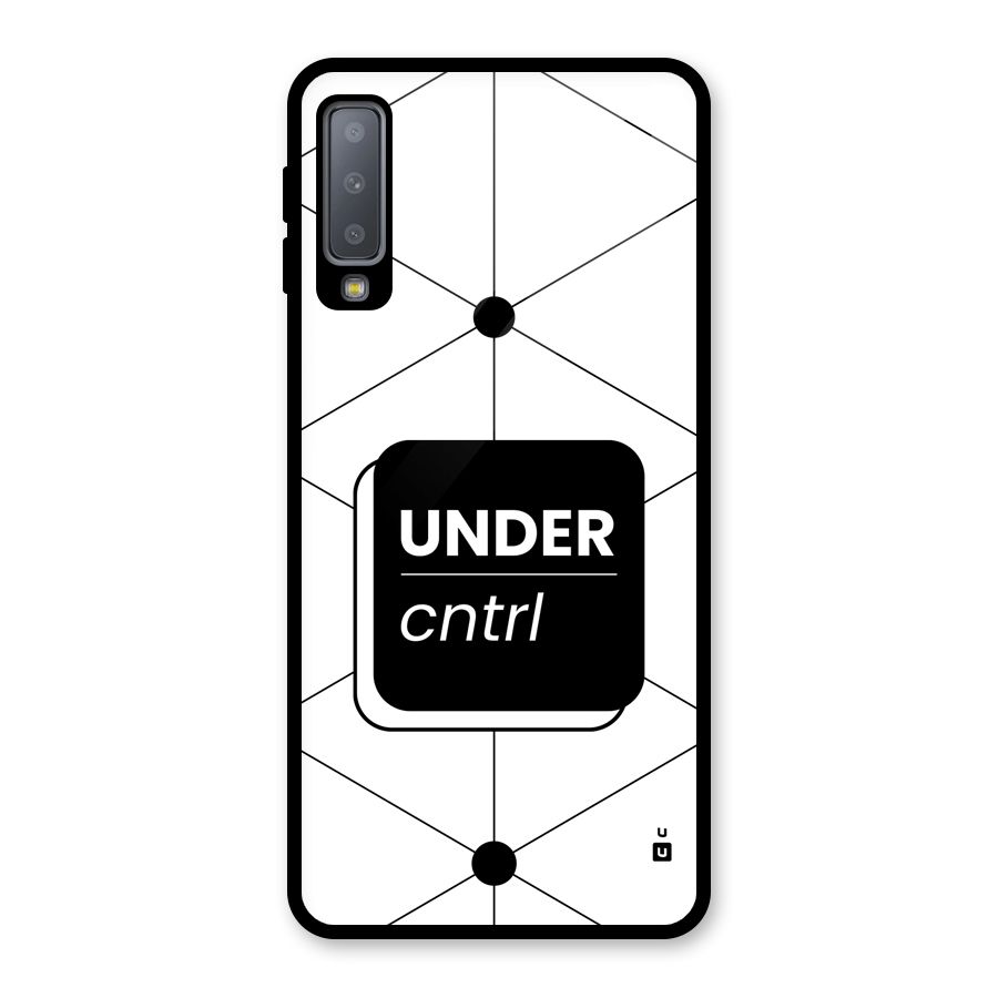 Under Control Glass Back Case for Galaxy A7 (2018)