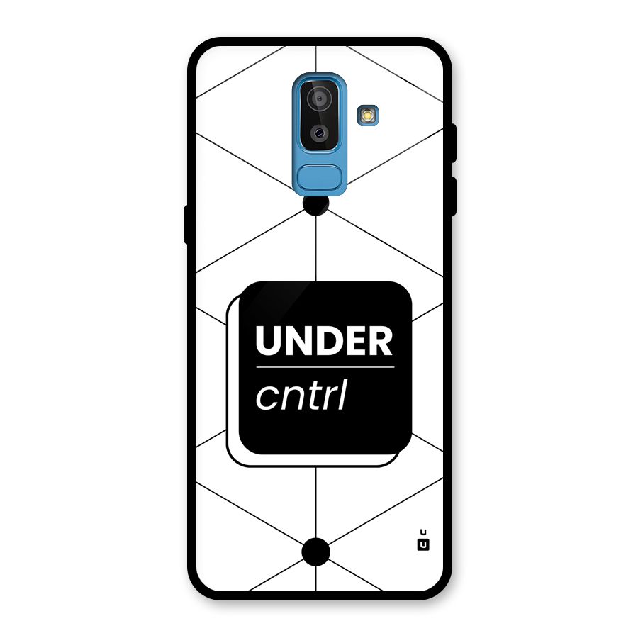 Under Control Glass Back Case for Galaxy J8