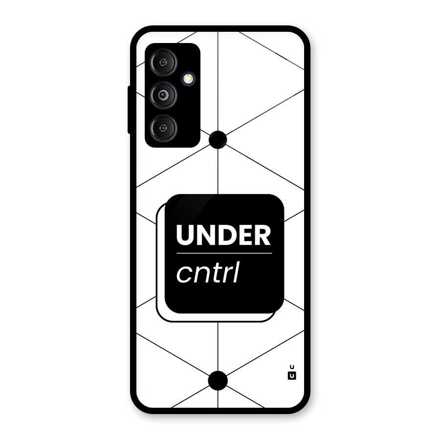 Under Control Glass Back Case for Galaxy M14 5G