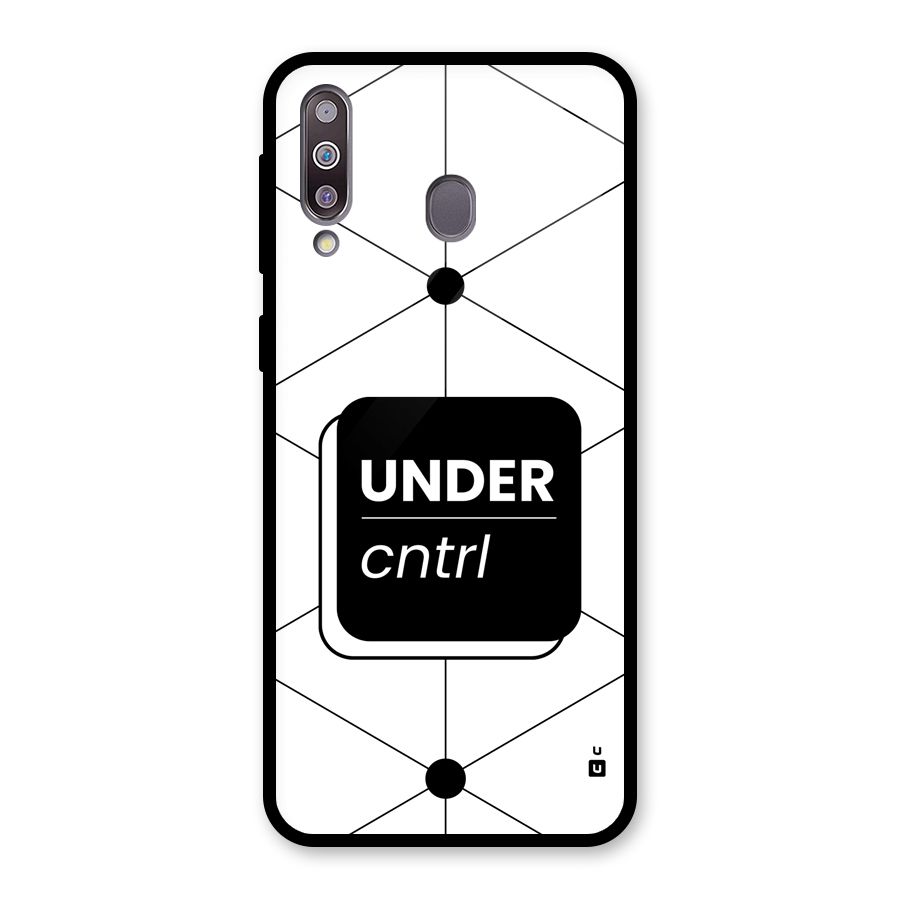 Under Control Glass Back Case for Galaxy M30