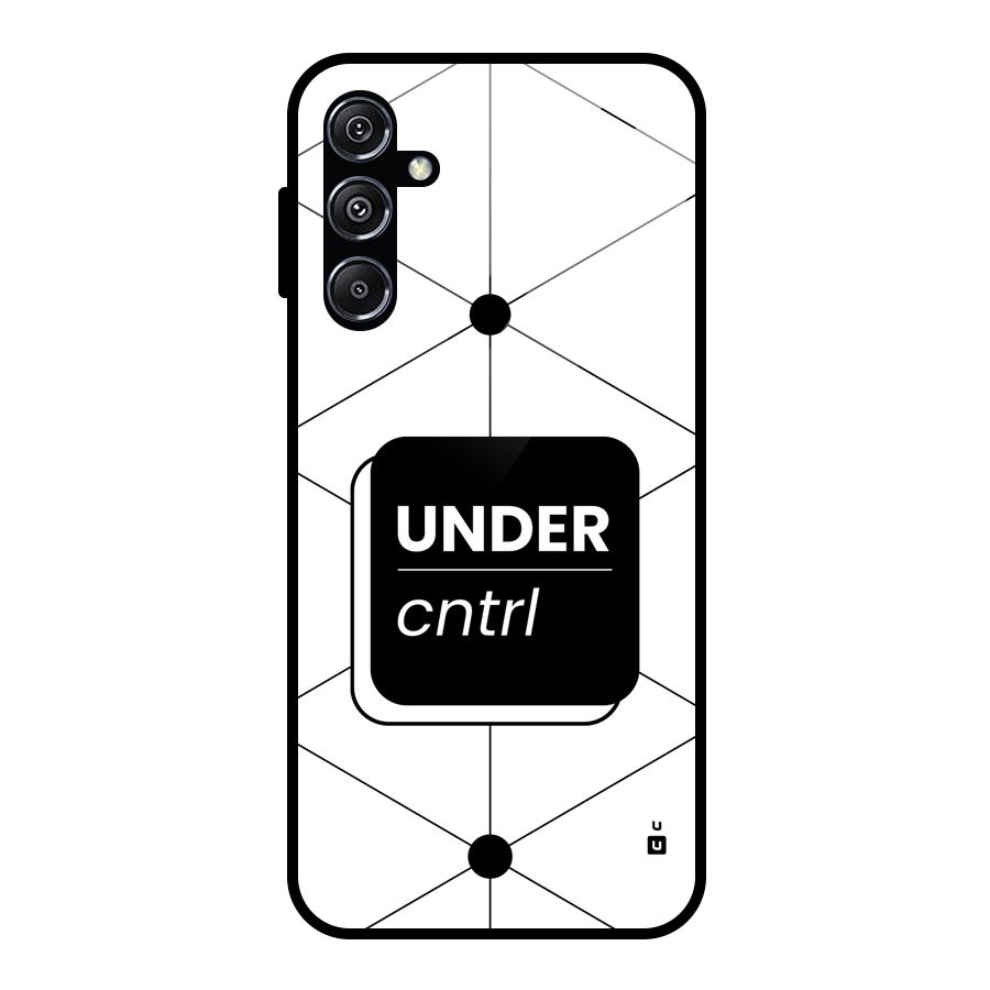 Under Control Glass Back Case for Galaxy M34 5G