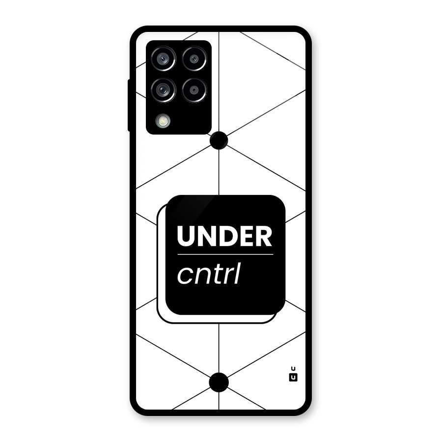 Under Control Glass Back Case for Galaxy M53 5G