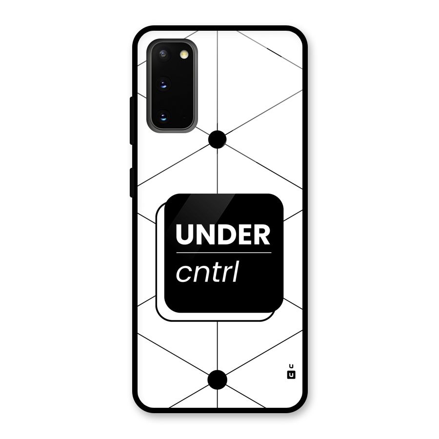 Under Control Glass Back Case for Galaxy S20