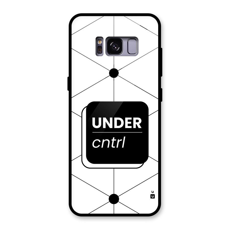 Under Control Glass Back Case for Galaxy S8